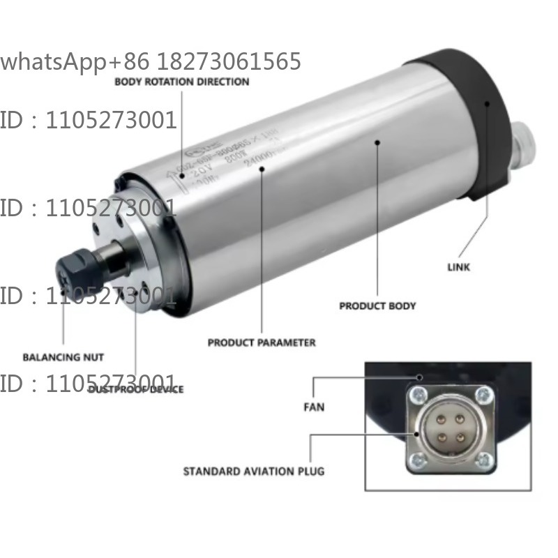 24000RPM Round Water‑Cooled Sp - Cnc Spindle Motor 评论和价格